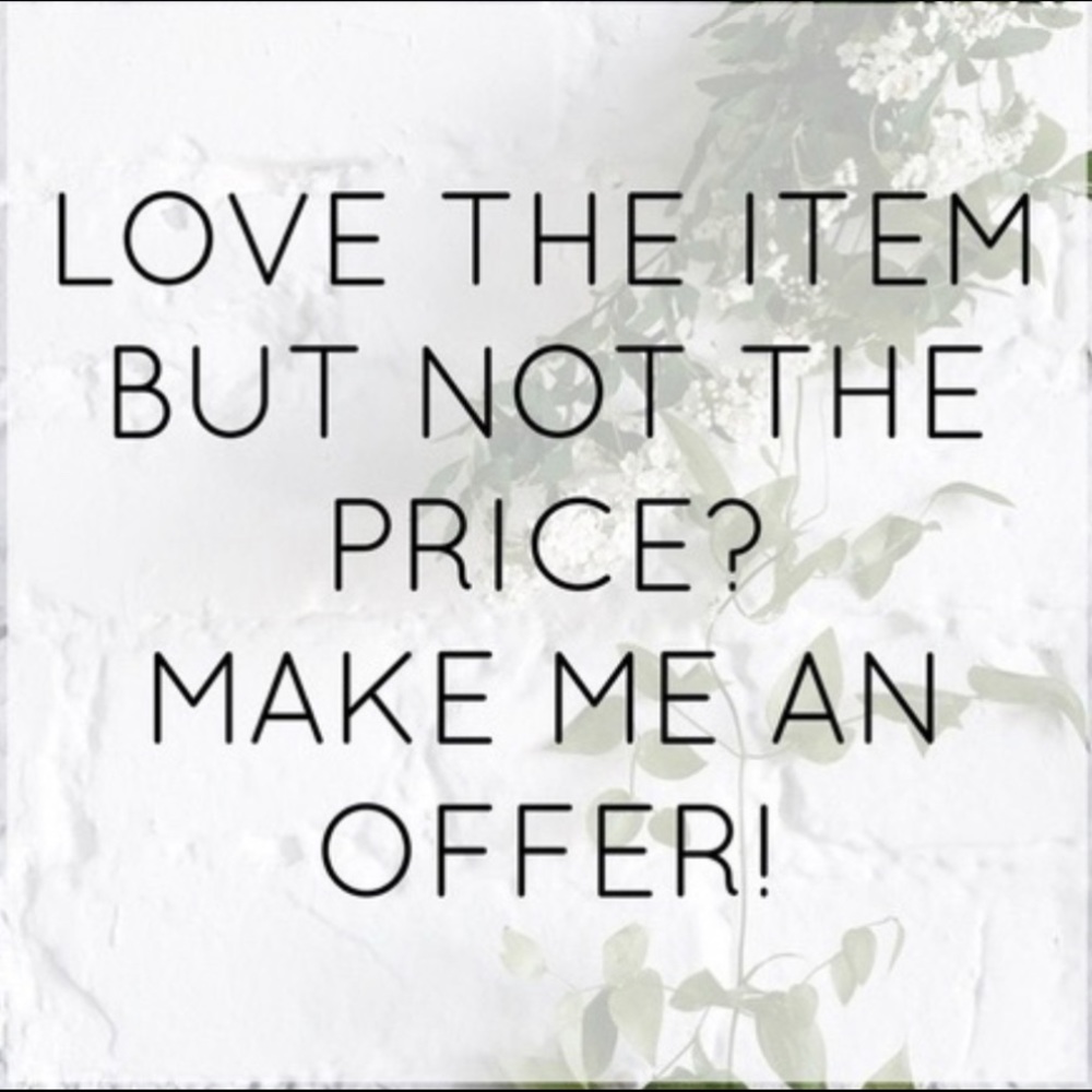 Like the item but not the price. We can work something out!